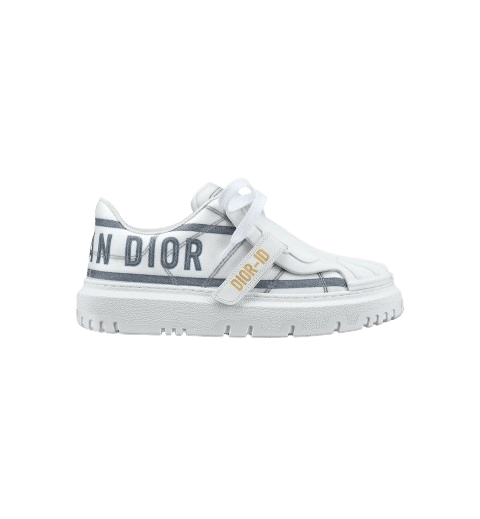 Dior-ID Sneaker
White and French Blue Technical Fabric - 12 image
