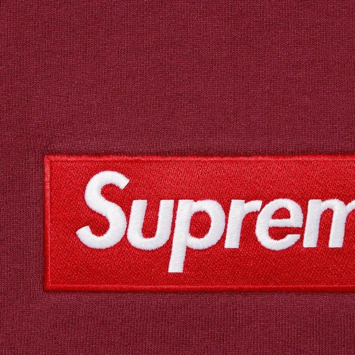 Supreme Crewneck 'Box Logo' Cardinal image 2