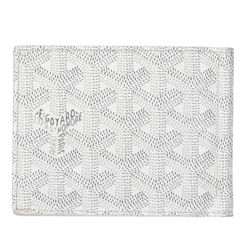 GOYARD Santoma Money Clip Leather Wallet Wallet White image 1