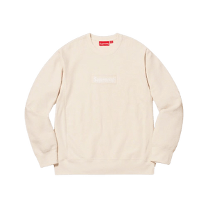 Supreme Crewneck 'Box Logo' Natural (FW18) image 0