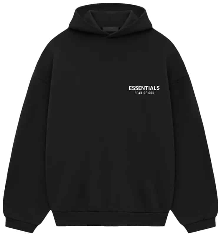Fear of God Essentials Fleece Hoodie II 'Black' - M image