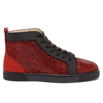 CHRISTIAN LOUBOUTIN Men's Louis Orlato Flat Glitter image 0