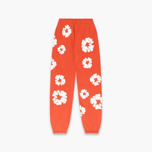 Denim Tears Sweatpants 'The Cotton Wreath' Orange image 2