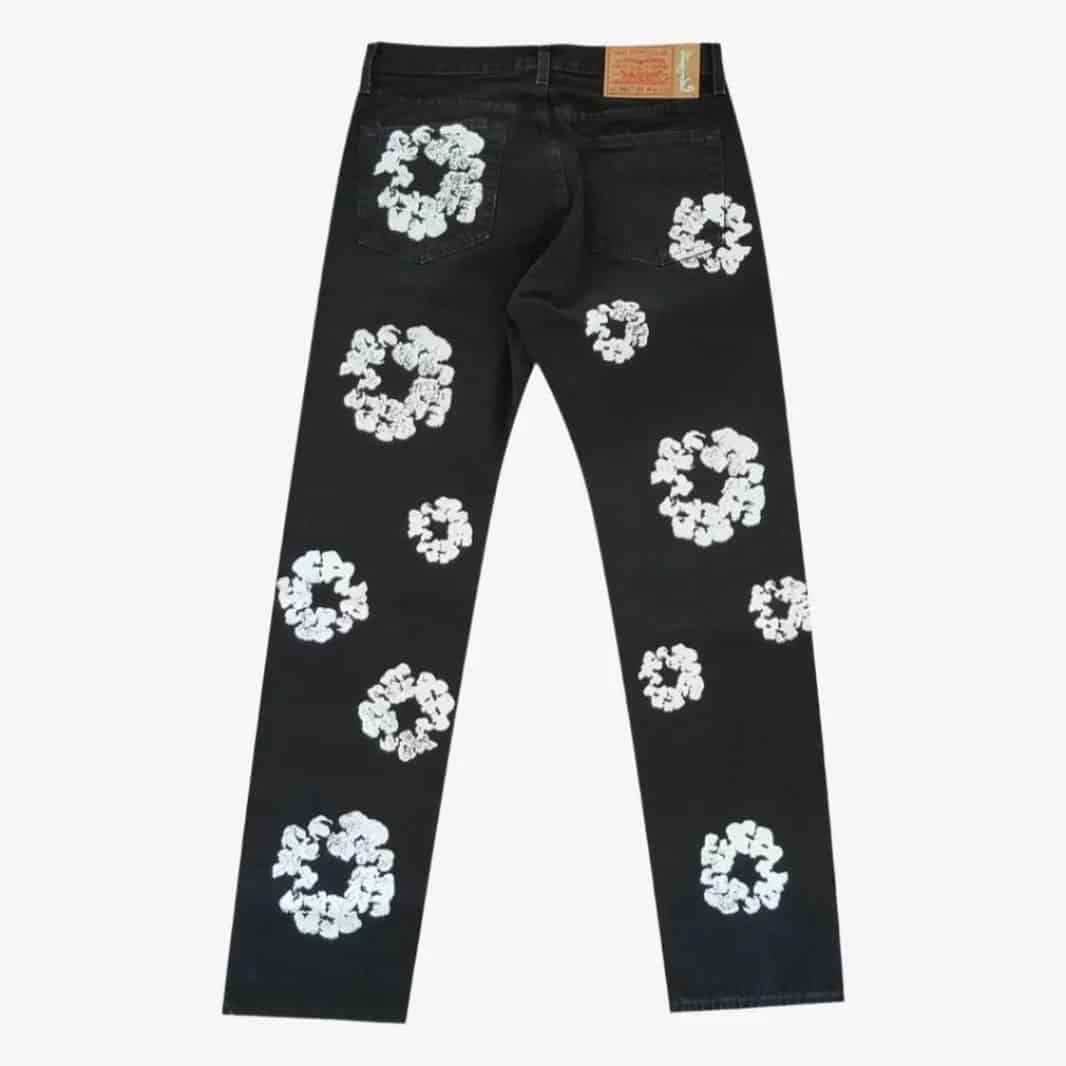 Denim Tears x Levi's 501 Jeans ‘The Cotton Wreath’ Black image 2