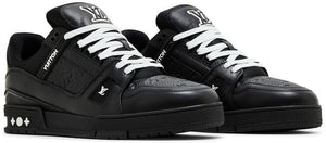 Louis Vuitton Trainer 'Embossed Monogram - Black image 2