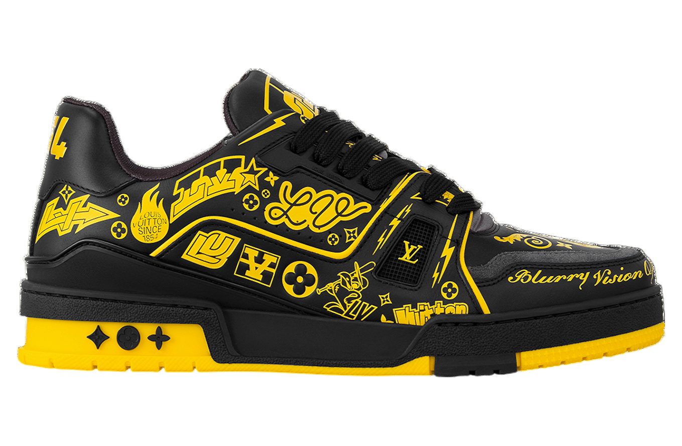 Louis Vuitton LV Trainer Black / Yellow - 12 image