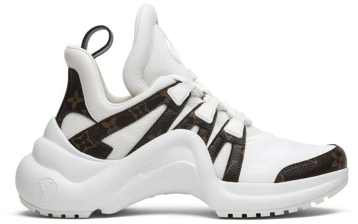 Louis Vuitton White Fabric And Monogram Canvas Archlight - 13 image