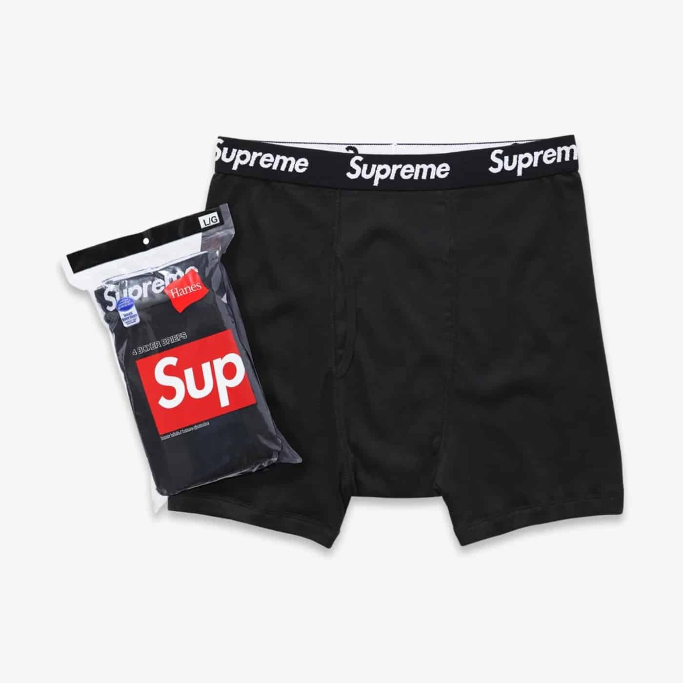 Supreme x Hanes Boxer Briefs (4 Pack) image 0