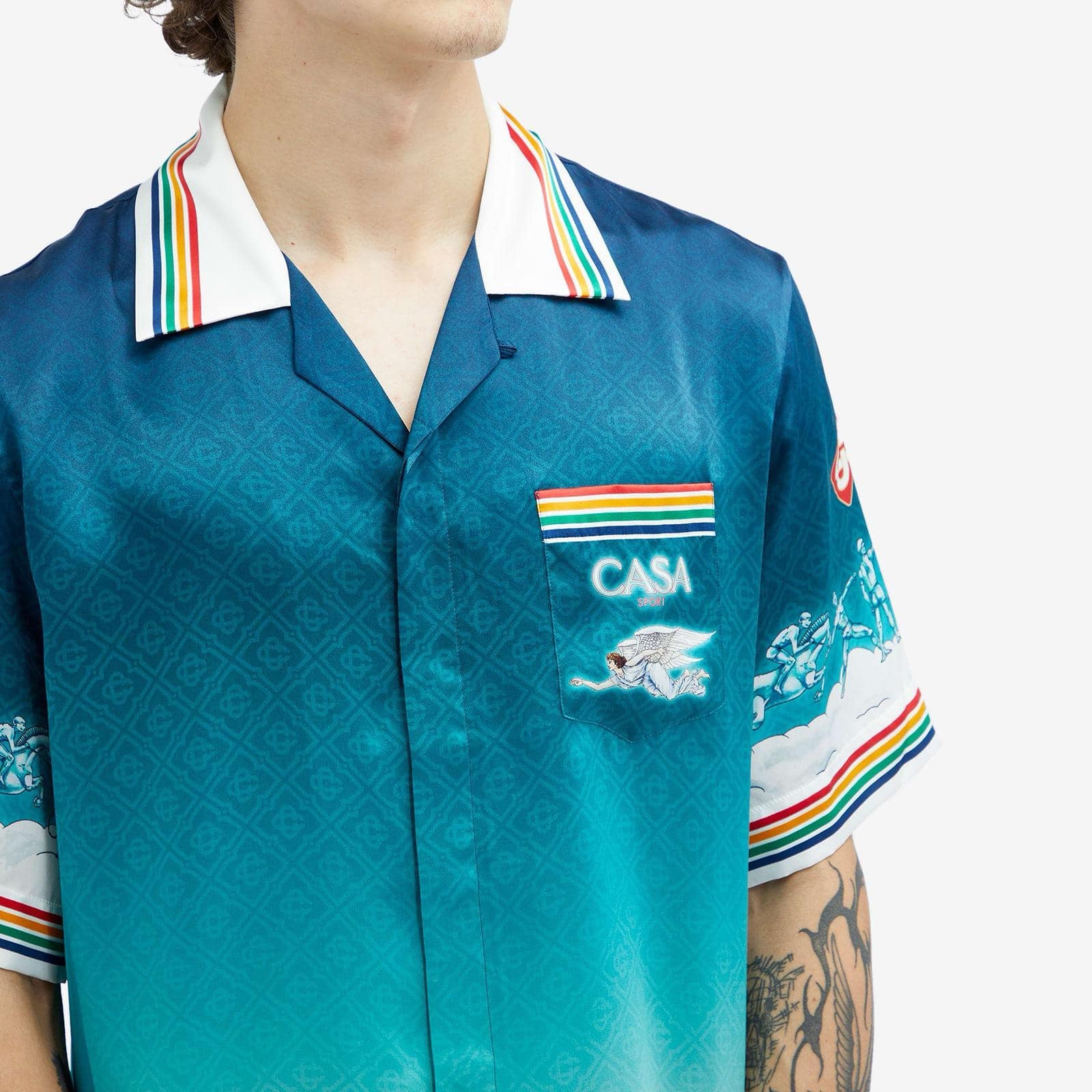 Casablanca Short Sleeve Silk Shirt image 3