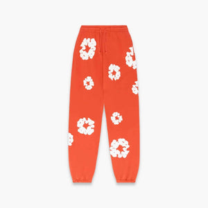 Denim Tears Sweatpants 'The Cotton Wreath' Orange image 1