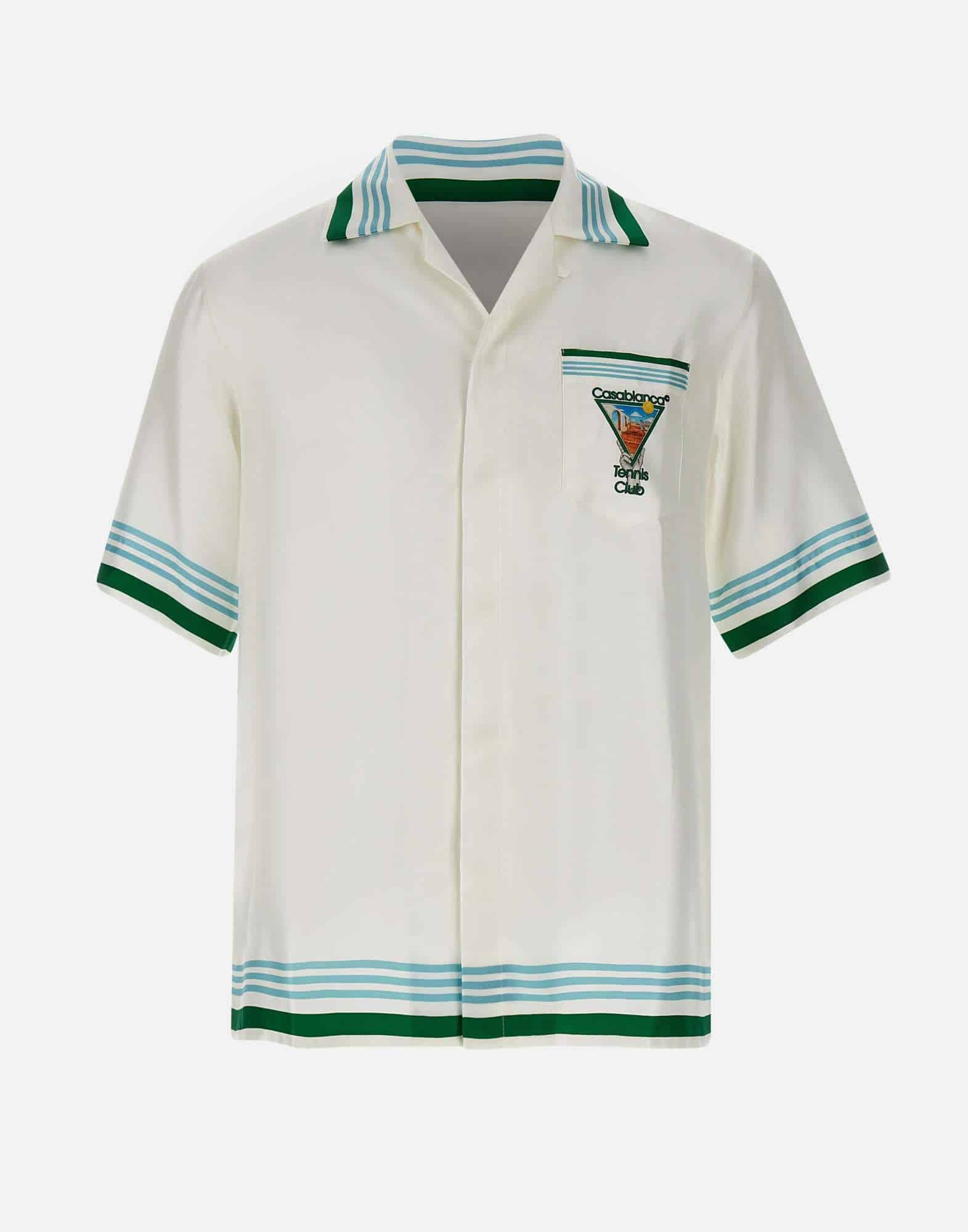 Casablanca Metaphysical Tennis Icon silk shirt image 1
