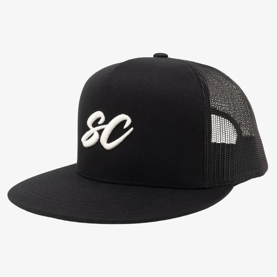 Scopd Trucker Snapback Hat 'SC Logo' Black image 1