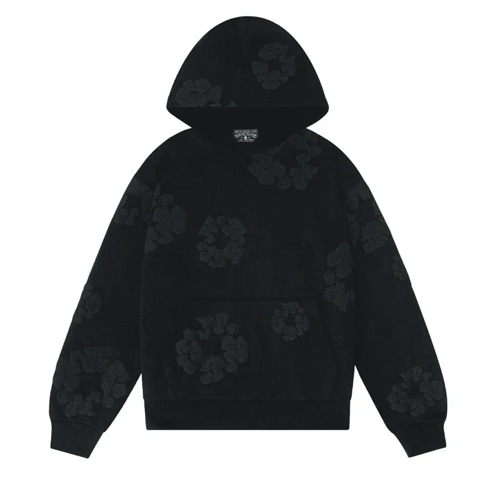 Denim Tears Cotton Wreath-print hoodie image 0