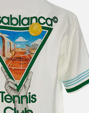 Casablanca Metaphysical Tennis Icon silk shirt image 5