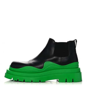 BOTTEGA VENETA Calfskin Mens The Tire Cropped Chelsea Boots image 0