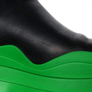 BOTTEGA VENETA Calfskin Mens The Tire Cropped Chelsea Boots image 4