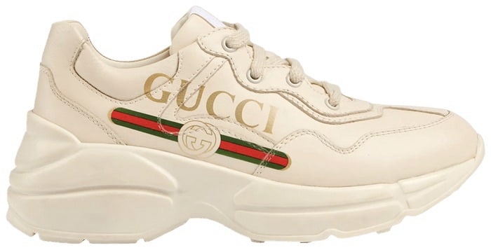 GUCCI Rhyton leather sneakers - 6 image