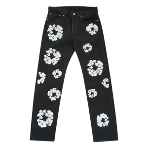 Denim Tears x Levi's 501 Jeans ‘The Cotton Wreath’ Black - XL image
