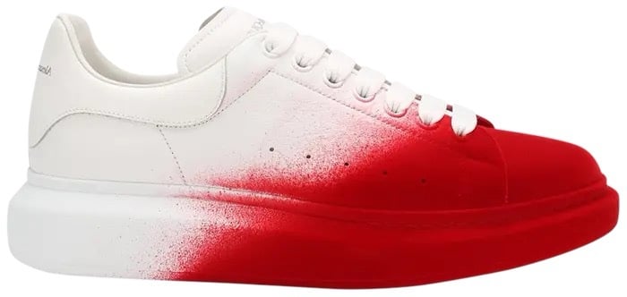 Alexander Mc Queen Oversized Sneaker Lust Red Velvet Spray image 0