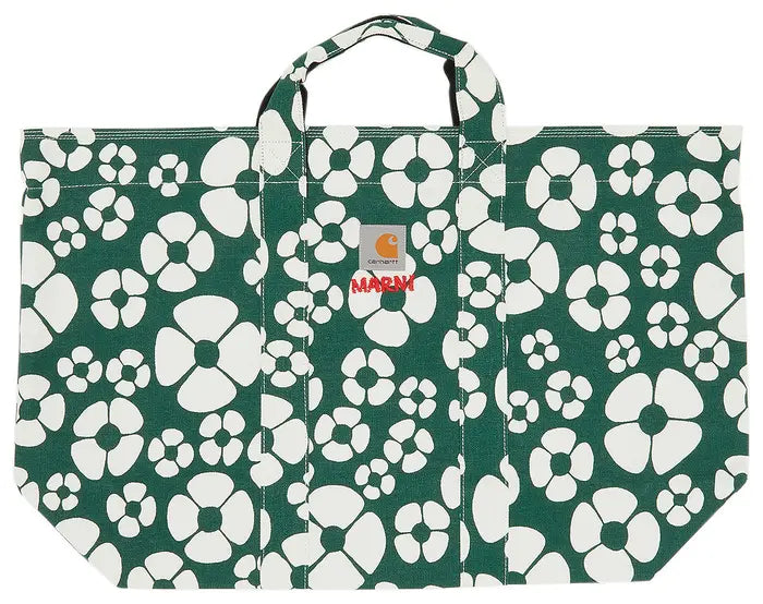 Marni x Carhartt WIP Women's Tote Bag 'Forest Green/Stone White'