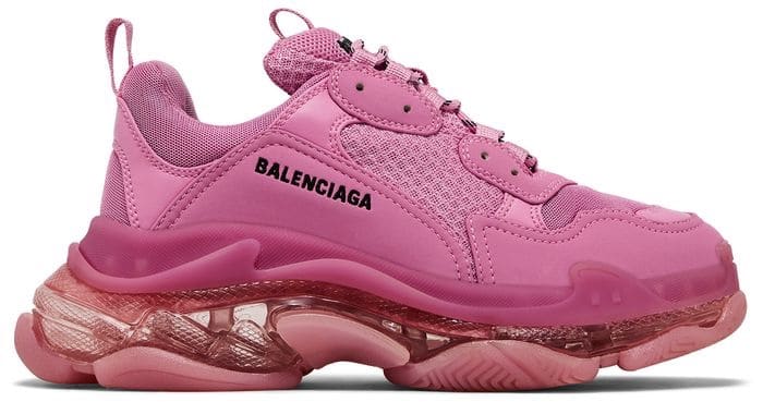 Balenciaga Women’s Triple S Clear Sole Pink image 0