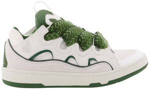 Lanvin Curb Sneakers White Khaki - 10 image