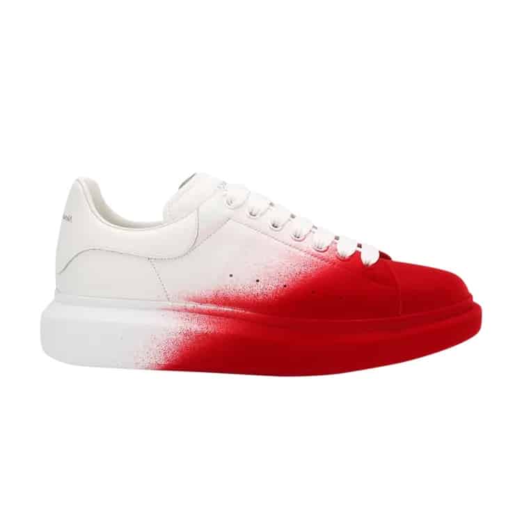 Alexander Mc Queen Oversized Sneaker Lust Red Velvet Spray - 6 image