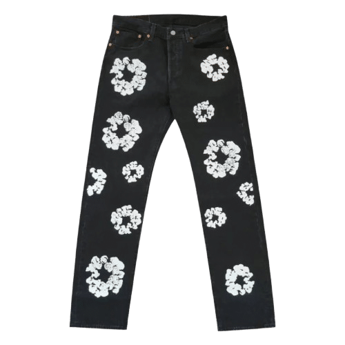Denim Tears x Levi's 501 Jeans ‘The Cotton Wreath’ Black - L image