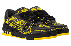 Louis Vuitton LV Trainer Black / Yellow - 9 image